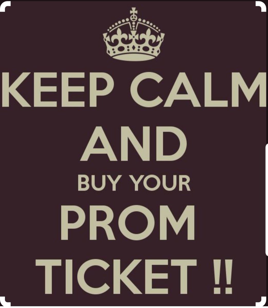 Eaton2018's tweet photo. Seniors don't delay! You can buy your prom ticket before & after school in the Dance Gym w/ Mrs. Prevett OR during All lunches until April 20th, after that date the price increases.
You don't want to miss this beautiful event
#EatonProm18 https://t.co/V2sTzs9xai
