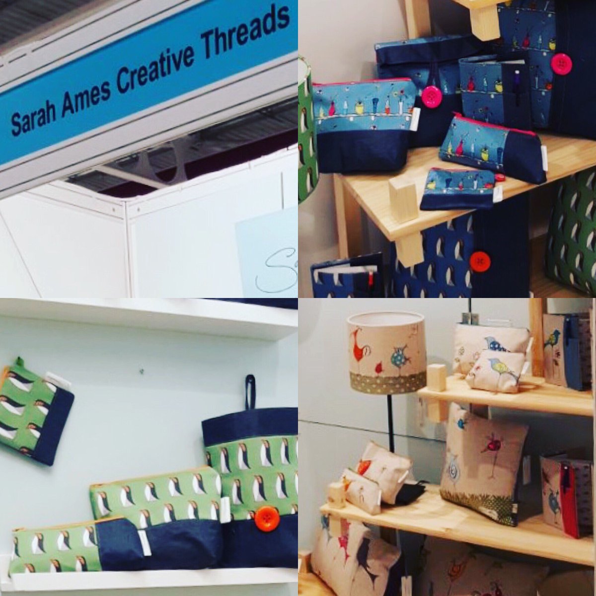 RT @CherrydidiUK: Be sure to check out #sarahamescreativethreads at this years @BCTF_Harrogate Good luck Sarah, I’m sure all those buyers will love your work as you do so well @CherrydidiUK 😉 #supporthandmade #textiledesign #harrogate #britishcraft @…