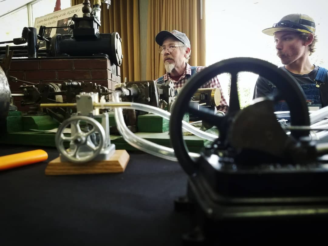 HallHdotcom's tweet photo. Antique Gas &amp; Steam Engine Museum, Inc. had some cool things on display at the #steampunk @GaslightConSD #GaslightGathering yesterday.

Make sure to go check them out today! ~Aaron

If you'd like to visit their museum, here's their website: https://t.co/azf2Nk1Vsa https://t.co/MrJMffUNvG