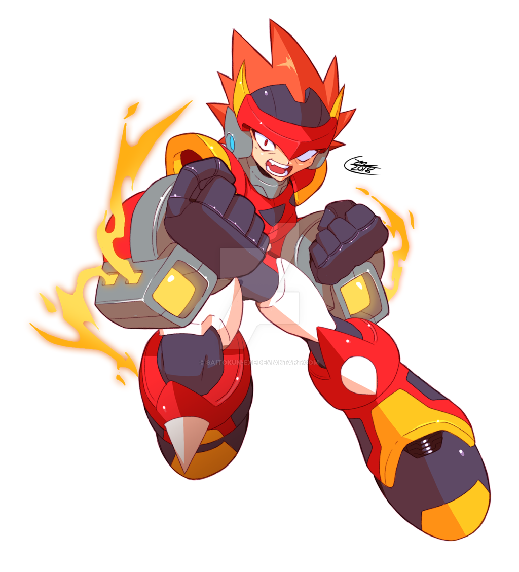 ロックマンZXオリキャラコミッション: Ignitus Mega Man ZX OC