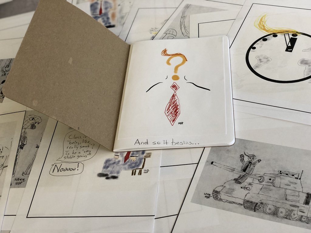 skhall's tweet photo. Making my final preparations to submit Not an Exit to @sketchbkproject! I’m excited to be part of an amazing collection of artists! #art #sketchbook #thesketchbookproject #artistsontwitter https://t.co/JBjRa2JWKE