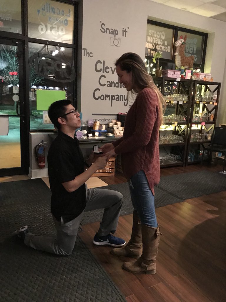 CoachJGin's tweet photo. Finally got my #1 recruit to yes for life!!! So excited to start this new adventure with my BF! #madlyginlove #stilloncloud9! https://t.co/JEZjMrY33r