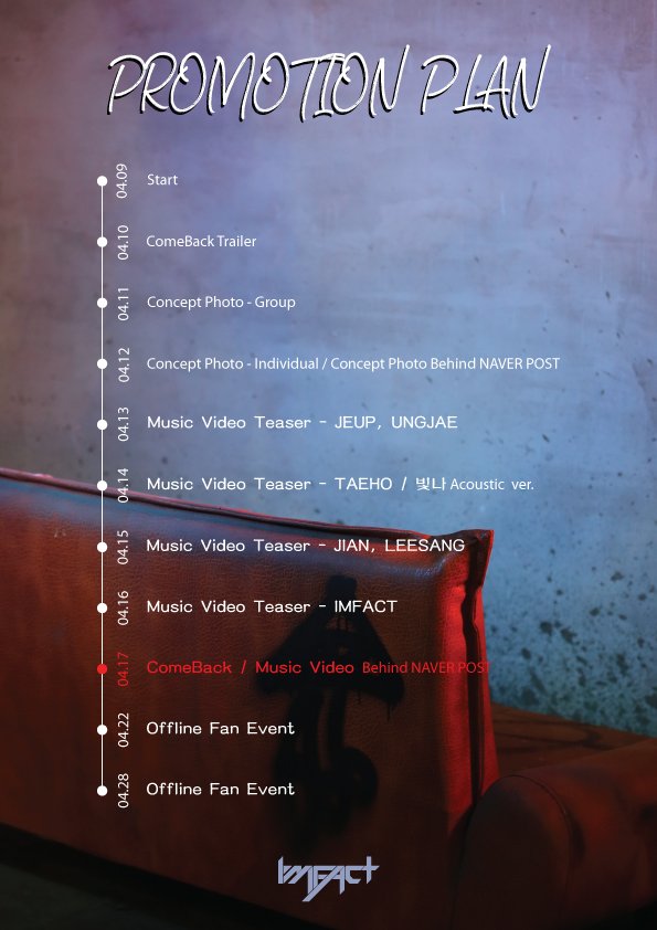 IMFACTofficial's tweet photo. #임팩트(#IMFACT)
2018.04.17 Digital Single
#빛나(#The_Light)

Teaser Image &amp; Promotion Plan https://t.co/jdfBGSyz9J