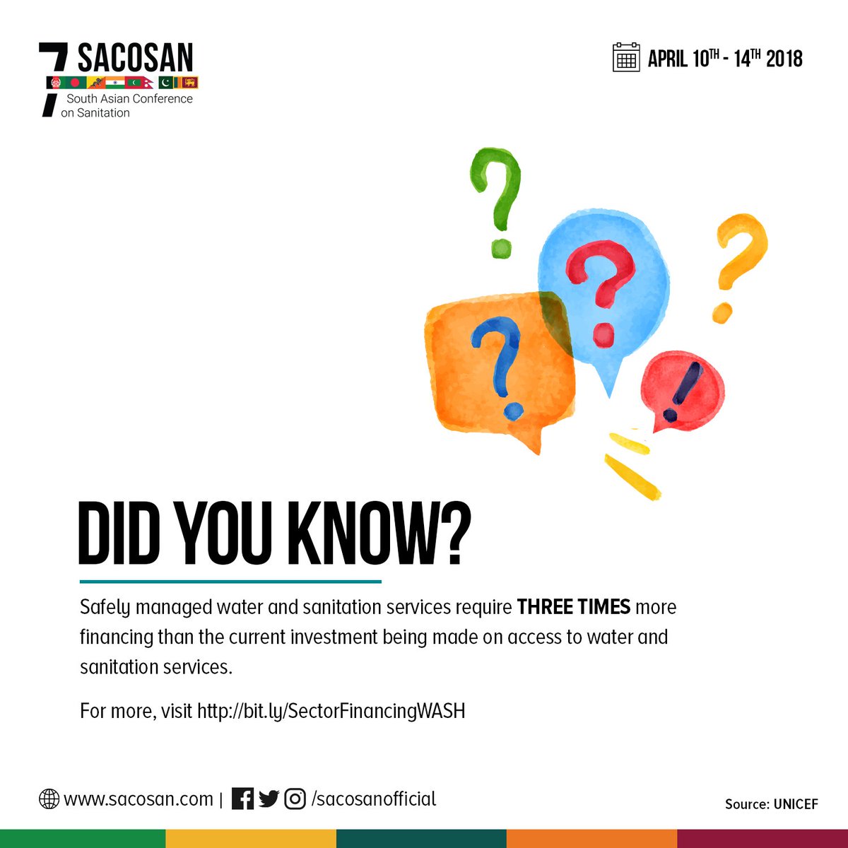 #Water and #Sanitation are often under prioritized by policy makers. #SACOSAN7 will convene stakeholders to increase commitments for #WASH

goo.gl/XZQBj7
<a href="/wateraid/">WaterAid</a>