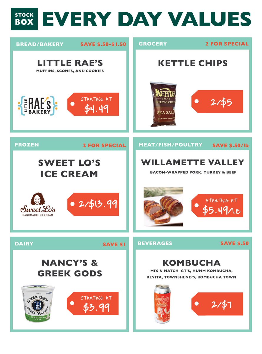StockboxGrocery's tweet photo. Check out the newest round of Everyday Values! #StockboxGrocery https://t.co/fuRiXztLNW
