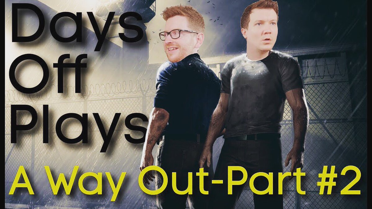 daysofftweets's tweet photo. Time to break out of this prison cell! You know, once we’ve gathered some gear and bonded some more. #DaysOffPlays @AWayOutTheGame Part 2 - watch it here (and subscribe!)
https://t.co/aW1Mv91saQ #gaming #youtubegaming #gamers #twitch #multiplayer #besties https://t.co/OQyCwvKTs9