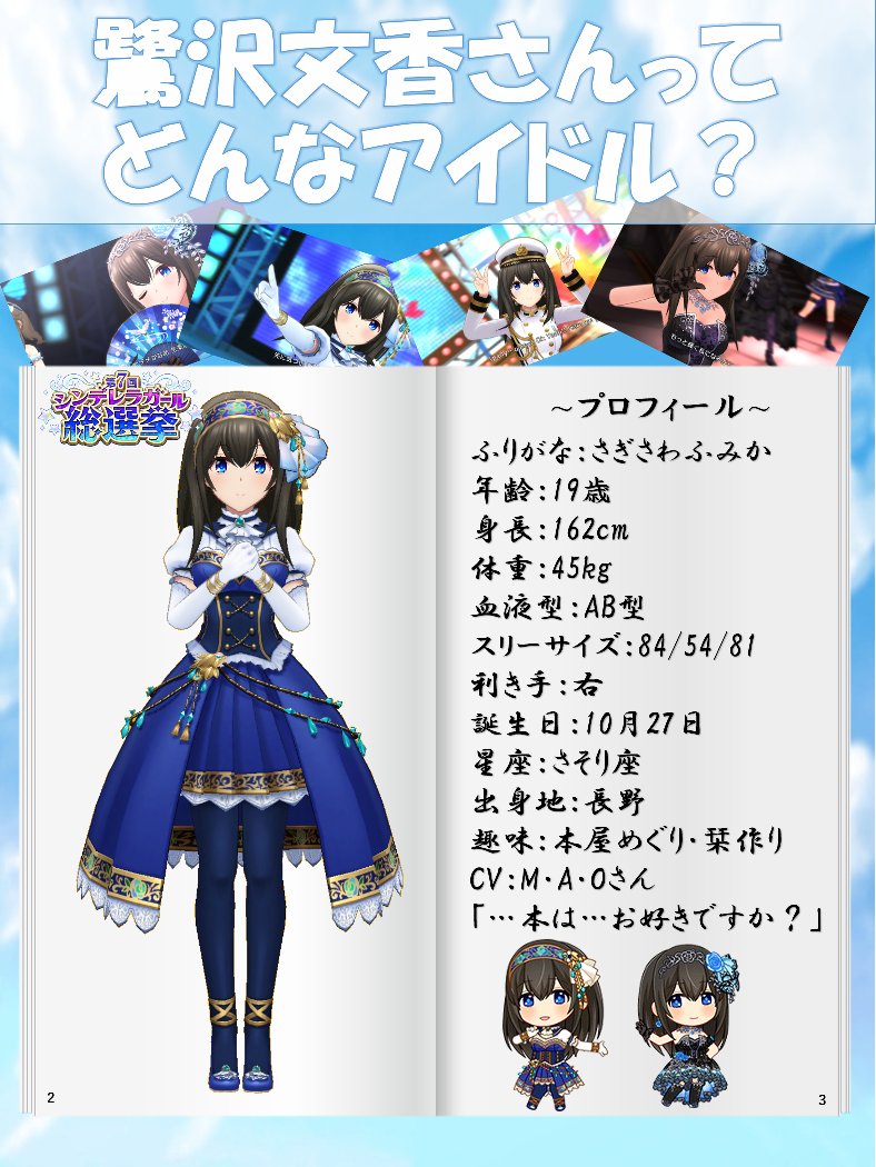 Uzivatel 九条 感謝を忘れないことが肝要 Na Twitteru 第7回シンデレラガール総選挙を前に 稚拙な出来ではありますが 鷺沢文香さんのダイレクトマーケティングをさせていただきます どうか 鷺沢文香さんに一票を よろしくお願いします 第7回シンデレラガール総