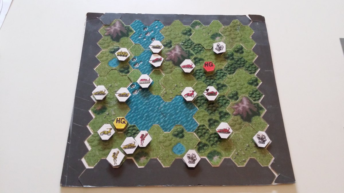 #bernhard #portfolio Found some fotos. Totally forgot that I created a hexagon boardgame and transformed it into a BattleIsle Boardgame. Around 1992 or so.... must be buried in the cellar somewhere.