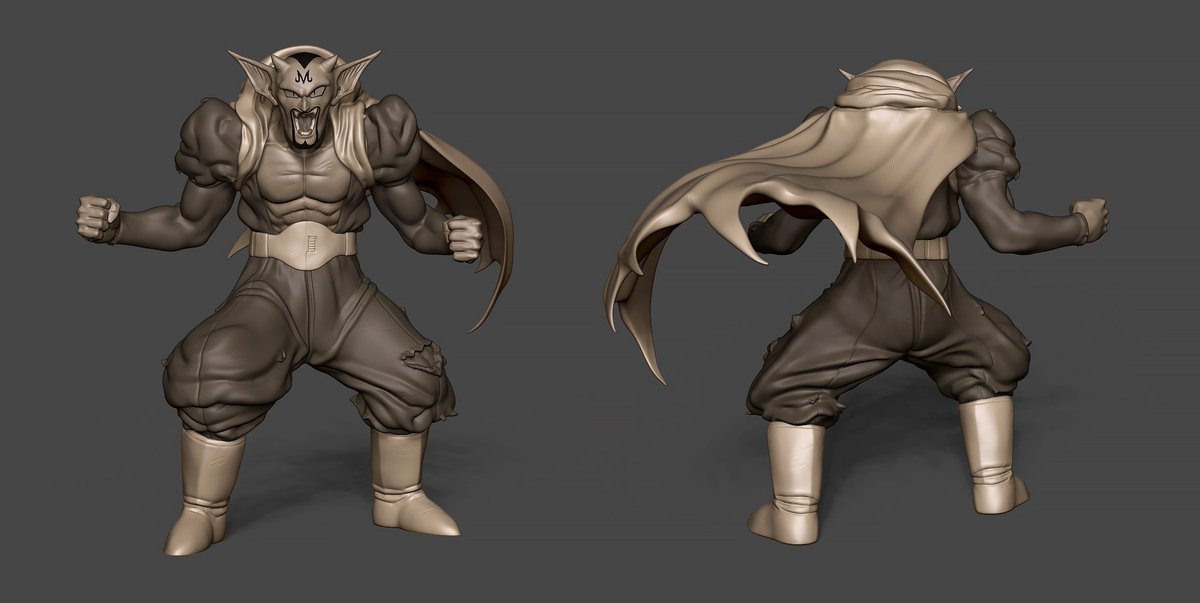 Carlos3DFigures's tweet photo. Dabura ダーブラ 3D sculpt. https://t.co/ovcApVZ7FG