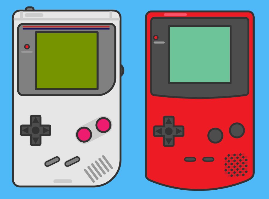Looking good so far B) 

#Illustrator #GameBoy #gameboycolor #gamedev #indiedev