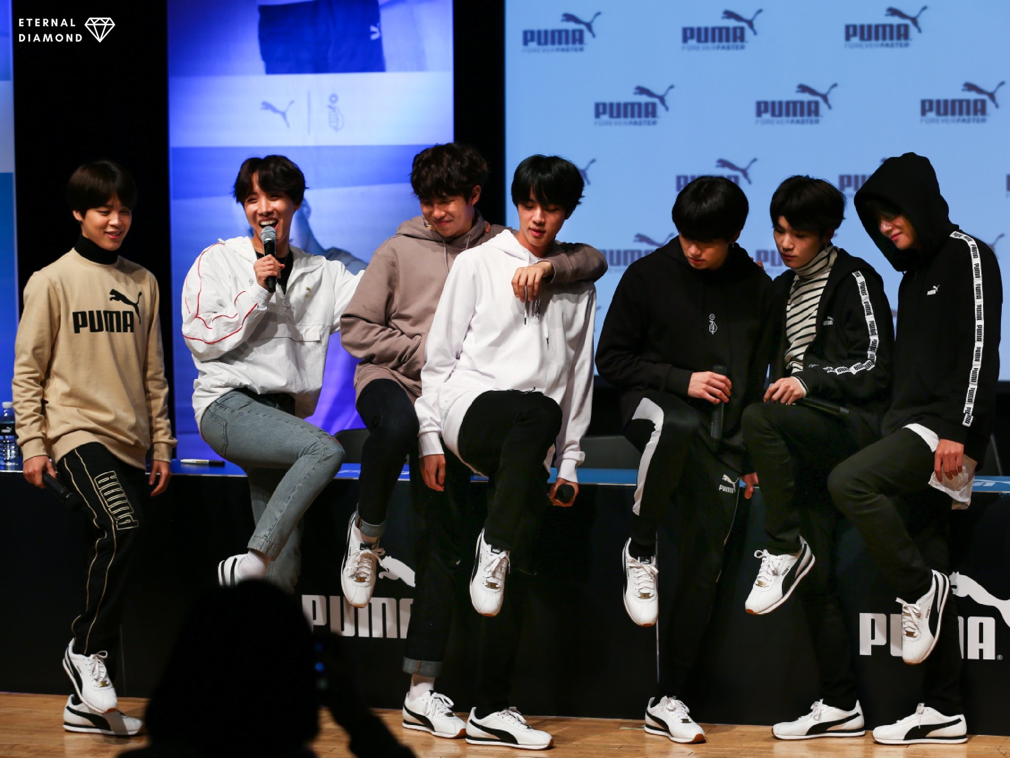 puma bts fansign