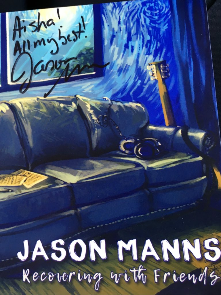 aishacloutier's tweet photo. On my way back from #SPNMONT listening to @jasonmanns album #Recoveringwithfriends! If you don’t know him yet, check his awesome music! https://t.co/j7r8FVikKW