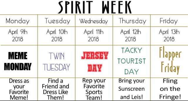 wakefieldhs2021's tweet photo. SPIRIT WEEK STARTS TOMORROW!!!!!😄👯‍♂️🏈🌴💃🏽 https://t.co/0avst2J0oh