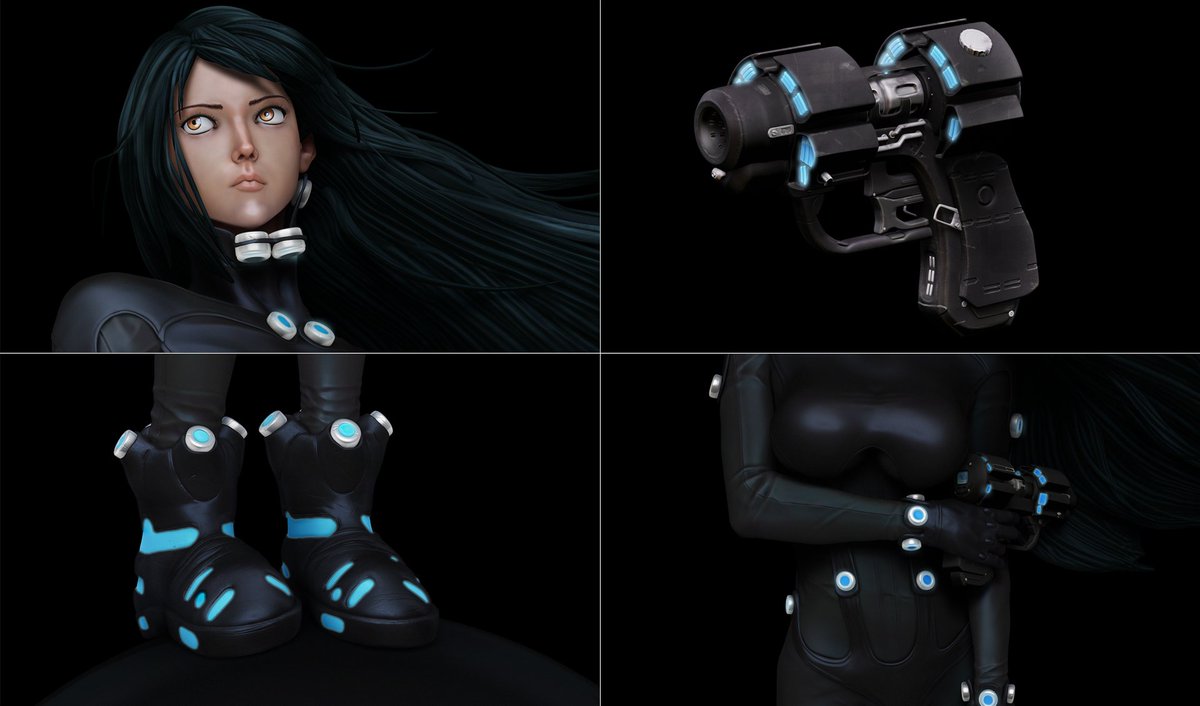 Carlos3DFigures's tweet photo. Reika Gantz 3D Sculpt ガンツ 下平 玲花 https://t.co/2Oh7Xy2AIX