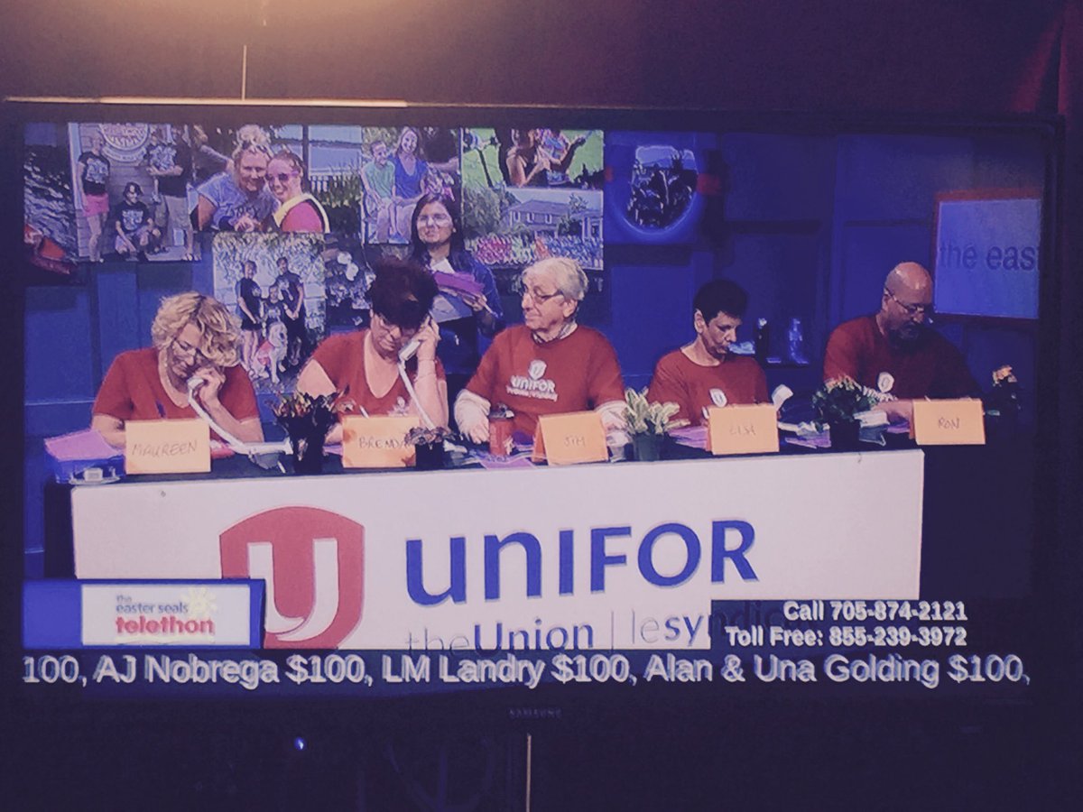 <a href="/Chan_Rahan/">Catherine Hanrahan</a> rockin' <a href="/eastersealsptbo/">Coralie Jacobs</a> w/ <a href="/stoosnews/">Stuart Harrison</a> &amp; @chextv legend Graham Hart! Also <a href="/MikeMelnik/">Mike Melnik</a> on <a href="/yourtvptbo/">yourTV Peterborough</a>