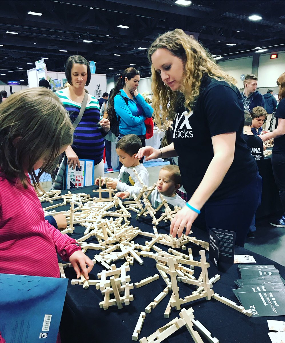 OConnor4_5's tweet photo. Building with @buildzyx at the Science and Engineering Featival 2018! #zycsticks https://t.co/6MmhJwgpAv