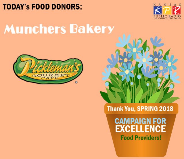 KPRInfo's tweet photo. HUGE shout-out to our generous community partners @PicklemansKU and @MunchersBakery for supporting our spring Campaign of Excellence! Your delicious food feeds both our bellies and our success. Thank you! https://t.co/W689TD4zKX