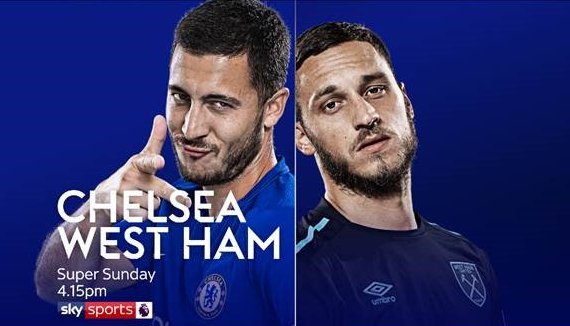 SkySportsPL's tweet photo. Follow live updates as @ChelseaFC host @WestHamUtd at Stamford Bridge, live on Sky Sports Premier League: https://t.co/yklallFa88 https://t.co/iGreigt9Rh