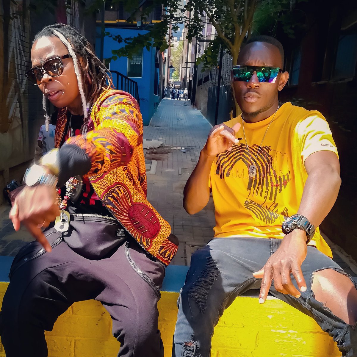AthenLyre's tweet photo. #WelcometoAfrica by @AthenLyre X @blak_rapp embracing our brother's journey @Akon of welcoming people into 🌍. @nbsafter5 @TraceMziki @NTVTheBeat. The Video drops out next week. https://t.co/iuWkijrNeP