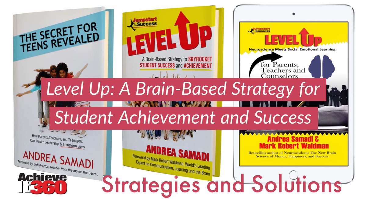 andreasamadi's tweet image. We started with “The Secret for Teens Revealed” and were urged to add brain-based Learning to help students and educators increase achievement. #educationalneuroscience #sel achieveit360.com/level-up-onlin…