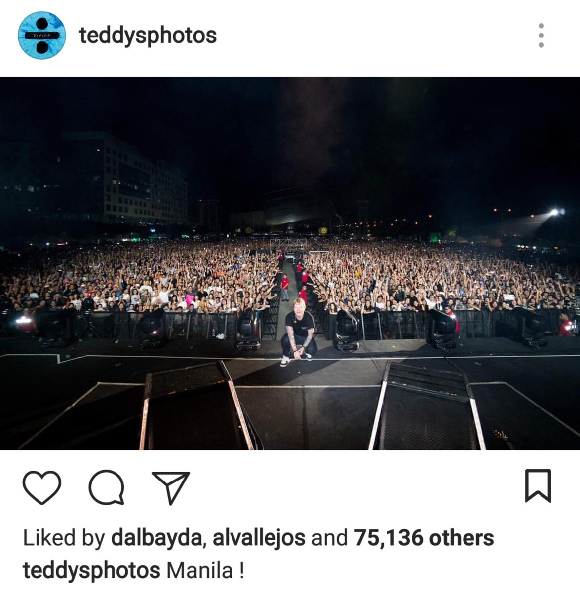 philconcerts's tweet photo. It was a perfect night with @edsheeran and we can't wait for your return.
#DivideTourMNL by @ovationprod @ForondaGrace @celdeguia https://t.co/xBUgv8ilie