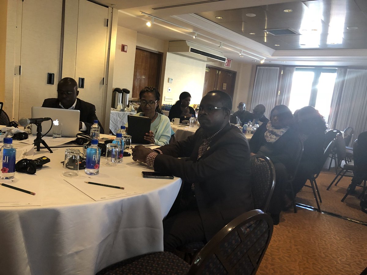 Assodesire's tweet photo. On the margins of the UN Commission on Population and Development, @UNFPA & ECOWAS hosted a consultation with delegations on harnessing Demographic Dividend in the Sub-Region #CPD51 @UNFPA_WCARO @ecowas_cedeao @mabinguengom1 https://t.co/VAqDyxs92f