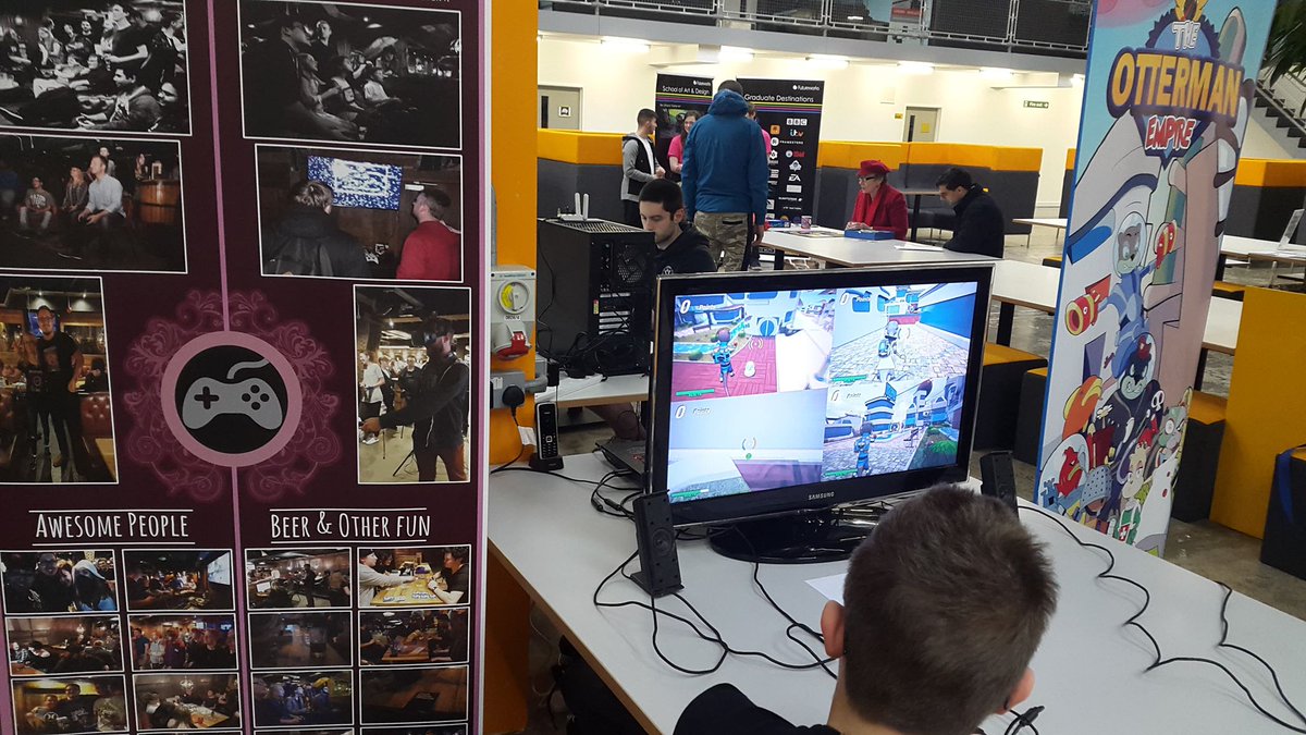 SimranWhitham's tweet photo. Awesome day of showcasing &amp; playtesting at North West Playtesters @sharpproject yesterday, was great to showcase The Otterman Empire off alongside so many talented dev teams &amp; creative individuals. https://t.co/U9jX5K97la