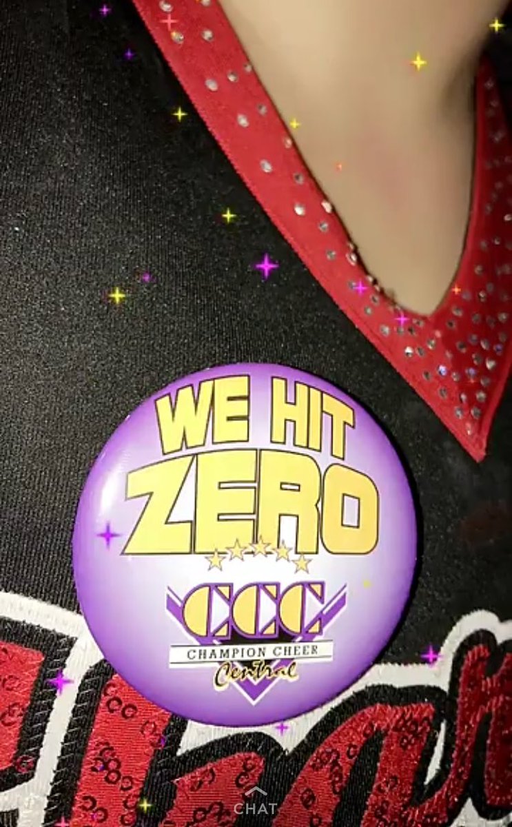 karaltman's tweet photo. PROUD COACH! My girls did SO good today! We got our We Hit Zero pins today for having no deductions! Here’s to an undefeated regular season! One comp left!! @ChardonComp ❤️😍❗️love you girls https://t.co/0XHAGXUmve