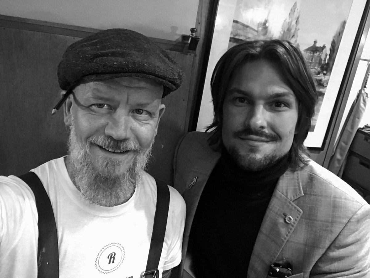 chrisburtchef's tweet photo. me &amp; @Rking1984 getting ready for our SOLD OUT Street Food Taster Evening @MyttonMermaid @RiverTownsy https://t.co/Vn0LaTlWQr