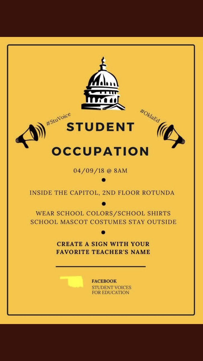 MAttalla's tweet photo. Come support our teachers at the capital tomorrow morning!! https://t.co/7aIUP6BlN9