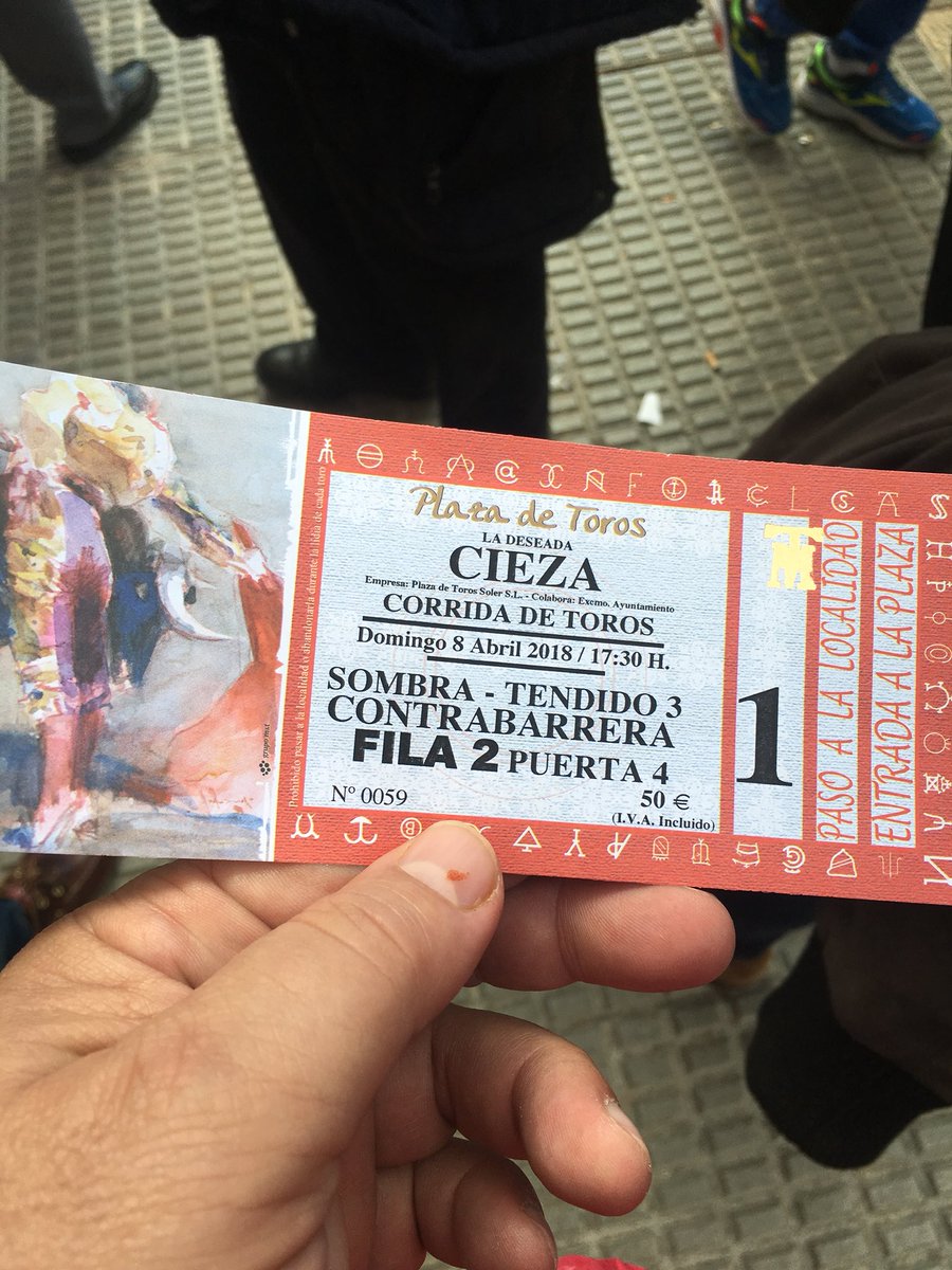 jmlopezgullon's tweet photo. Hoy tarde de Toros en la “Deseada” 🏟 plaza de toros 🐂 de #Cieza con un cartel espectacular @RRRafaelillo @ATalavante  @RocaReysevilla Suerte Maestros ‼️
#RegiondeMurcia ❤️ #Fiesta🇪🇸 https://t.co/L5048Gtme9