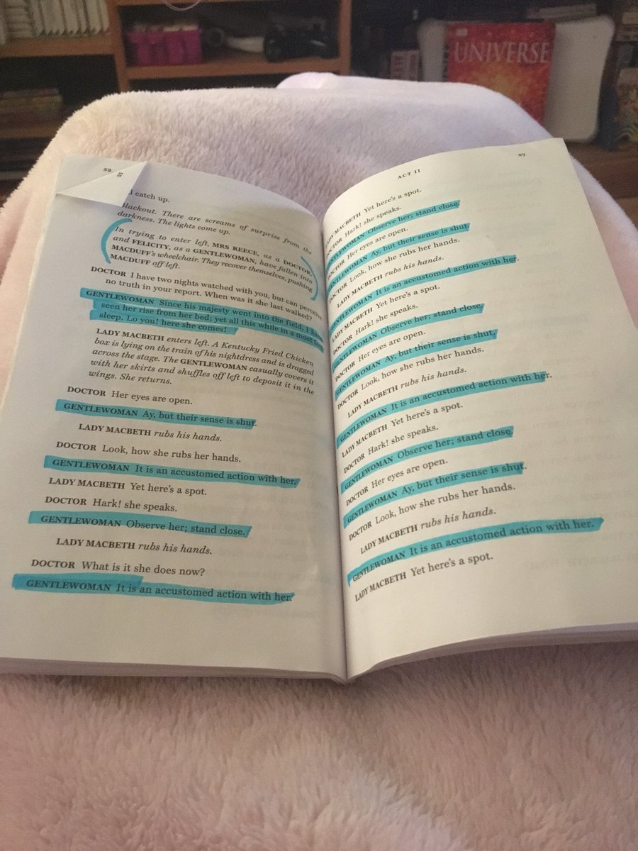 Line learning on a rainy Sunday. Only just over 2 weeks to go until opening night..have you got your tickets? #southcerney #amateurdramatics #cirencester #farndale #macbeth