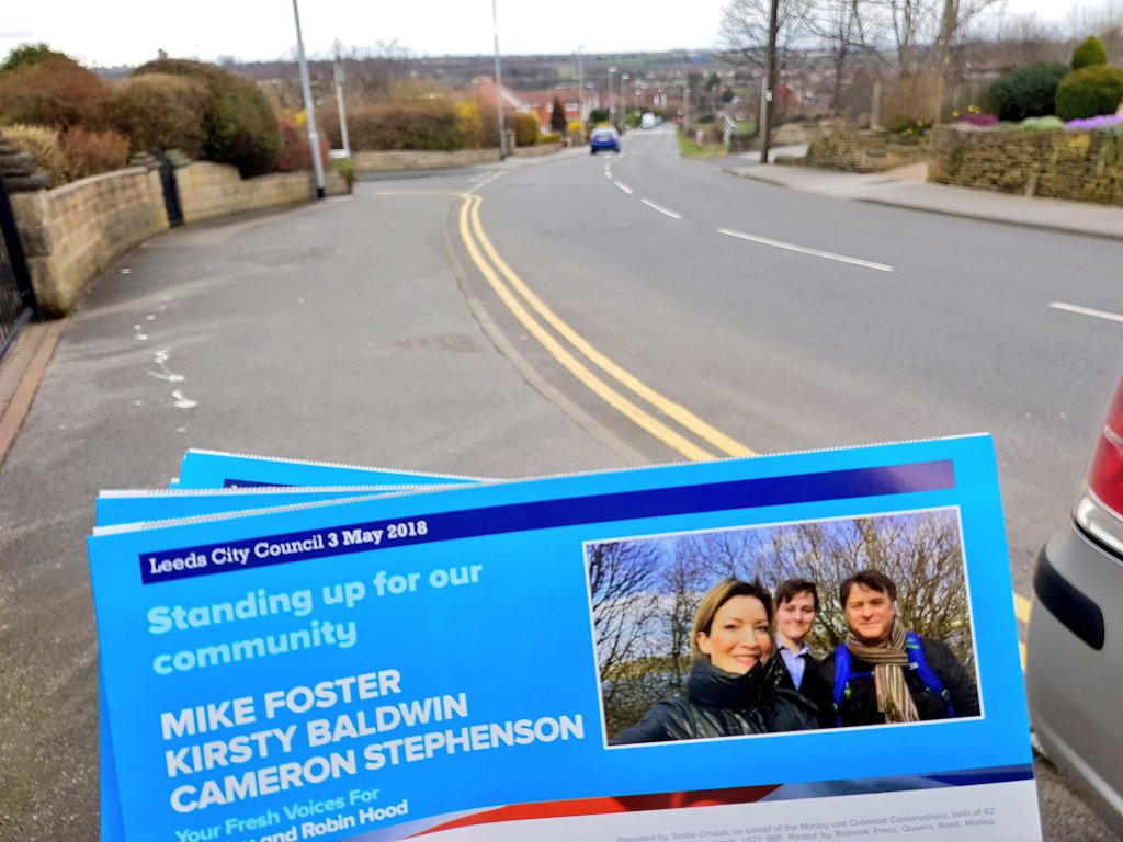 Another full day of campaigning in #Ardsley & #RobinHood. We've had great chats with residents across the ward, looking forward to more as #LeedsCityCouncil #LocalElections on 3rd of May get closer! 

#ToryCanvass 

(Nice of the weather to stay dry this time!)