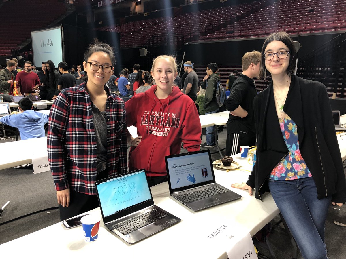 bitcmp's tweet photo. Hospitall is a web app that allows hospitals to search for nearby hospitals with needed supplies, particularly after local natural disasters! #bitcamp2018 https://t.co/V50dSa5x5t