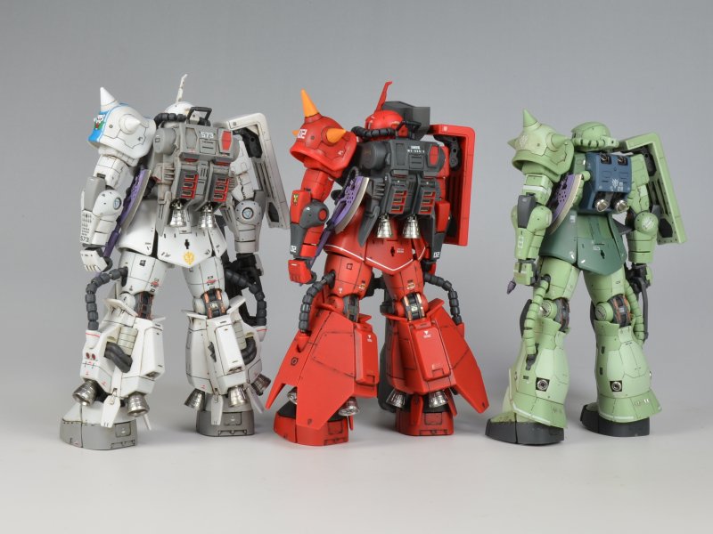 きゃめる V Twitter 1 144 Rg Ms 06r2 ジョニー ライデン専用ザクii Ms 06r 1a シン マツナガ専用ザクii Ms 06f 量産型ザクii やっと完成作をupできたよ やっぱ 06rは背中が正面よね T Co Z3iarrv0w2 T Co I3ia7pu3xs