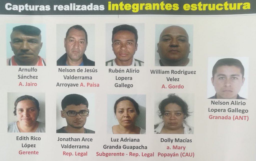 FiscaliaCol's tweet photo. Los 10 presuntos integrantes del #ELN capturados por #Fiscalía y @PoliciaColombia serán judicializados en #Popayán #Cauca en las próximas horas https://t.co/EWHGaP9PhA