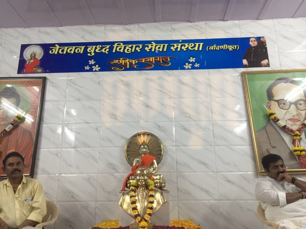 ramkadam's tweet photo. Today happy to visit #Jetvan #BudhaVihar newly renovated & built by me in vikhroli park site @KiritSomaiya https://t.co/WUxZrMCBM4