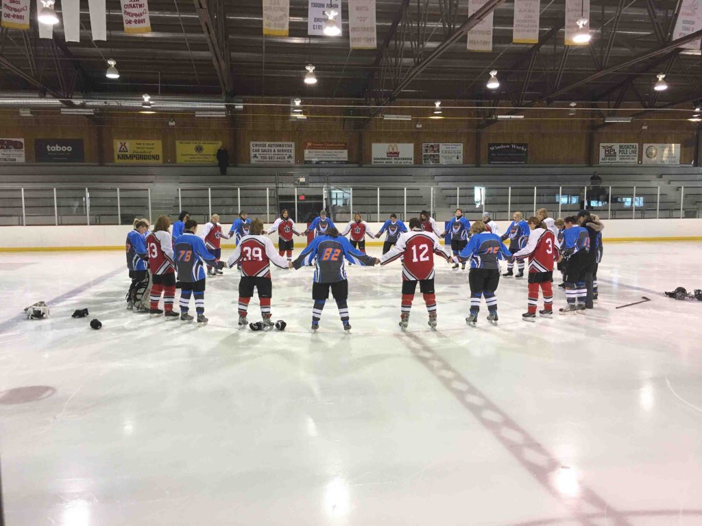 graystourney's tweet photo. Moment of silence for #HumboldtBroncos #graystournament https://t.co/f243ld56NM