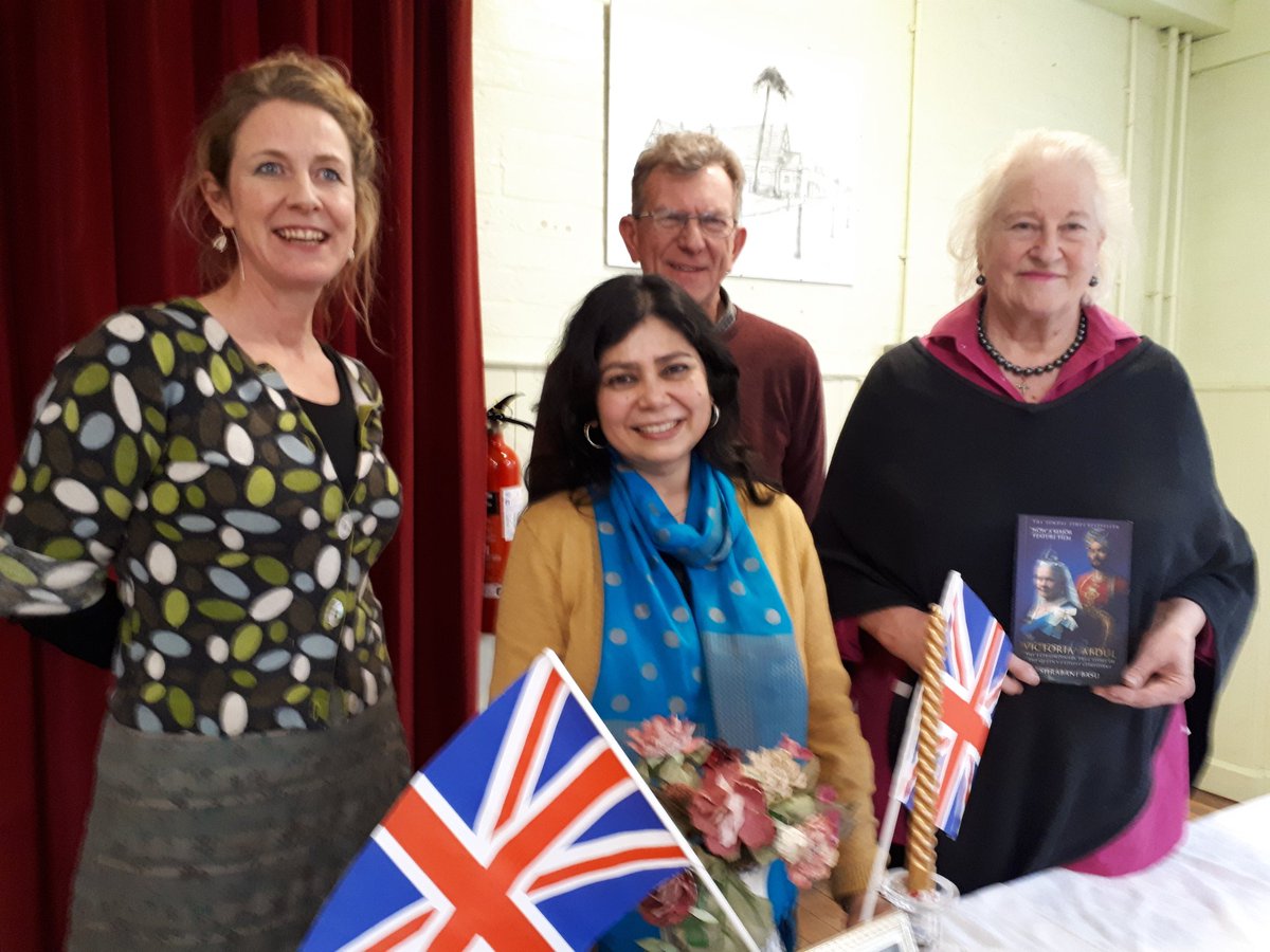shrabanibasu_'s tweet photo. Great event with a packed house at #Bembridge #IsleofWight #RamshackleCinema With the lovely extras from @VictoriaAbdul.Wonderful memories @alifazal9 @TheHistoryPress https://t.co/neeIcJh2we