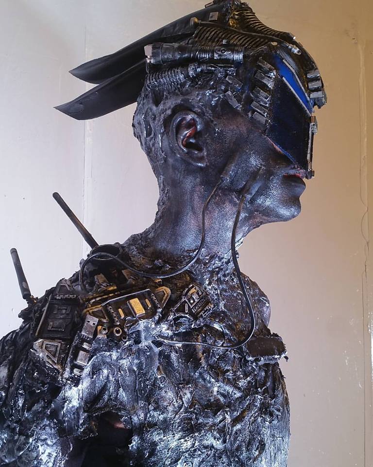 AnooshkaNereid's tweet photo. IXE #creature for #mortalitech @MORTALITECH #musicvideo last year. #costume #makeup #anooshkanereid #agnieszkakukulka #specialeffectsmakeup #prosthetics #prostheticmakeup #cyborg #creaturemakeup #filmcrew #fx #sfx #fxmakeup #makeupartist #alien #aliens #giger #alienmakeup https://t.co/vfORwnFzLM