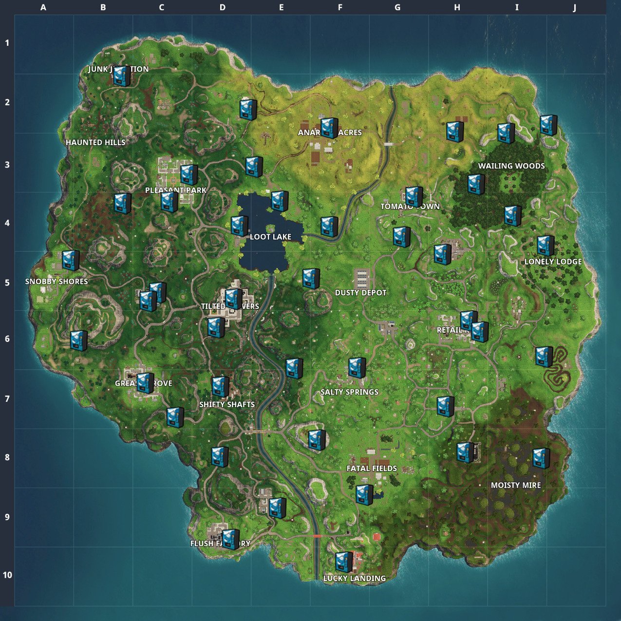 Fortnite News Pa Twitter Updated Vending Machine Map From T Co Ztxahj8v4h Fortnite News Pa Twitter Updated Vending Machine Map From T Co Ztxahj8v4h