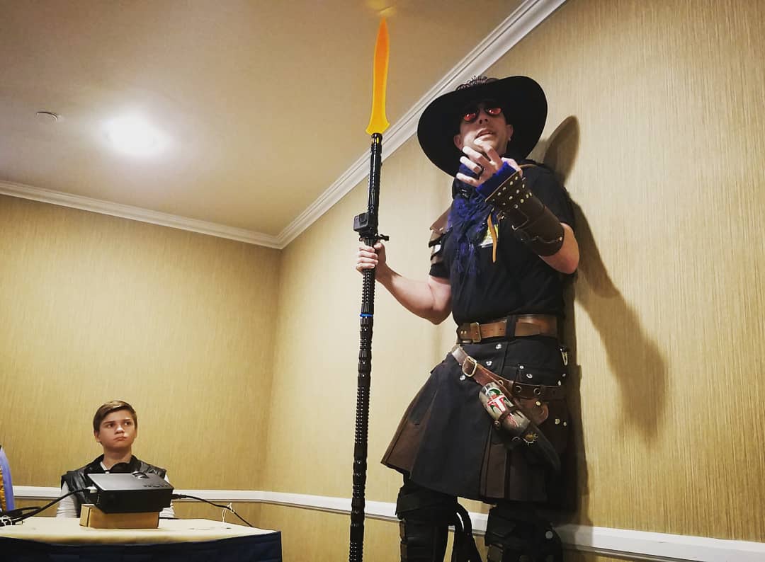 HallHdotcom's tweet photo. #StarWarsSteampunkUniverse had an inspirational panel about how #cosplay can turn into "Cause-play" at the #steampunk @GaslightConSD #GaslightGathering yesterday.

Video of this "Crusaders for Charity" panel will be up soon. ~Aaron

#starwars #StarWarsCosplay #steampunkcosplay https://t.co/cSxmQxWz7G