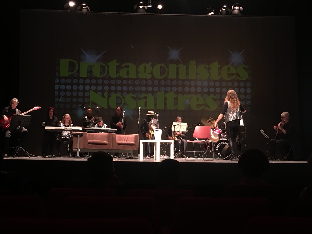 SolerPere's tweet photo. “Protagonistas nosaltres” organitzat per #APDIR Ass. Per la Discapcitat Intel.lectual de #Rubi bona iniciativa teatral https://t.co/4ezJNwlQCC