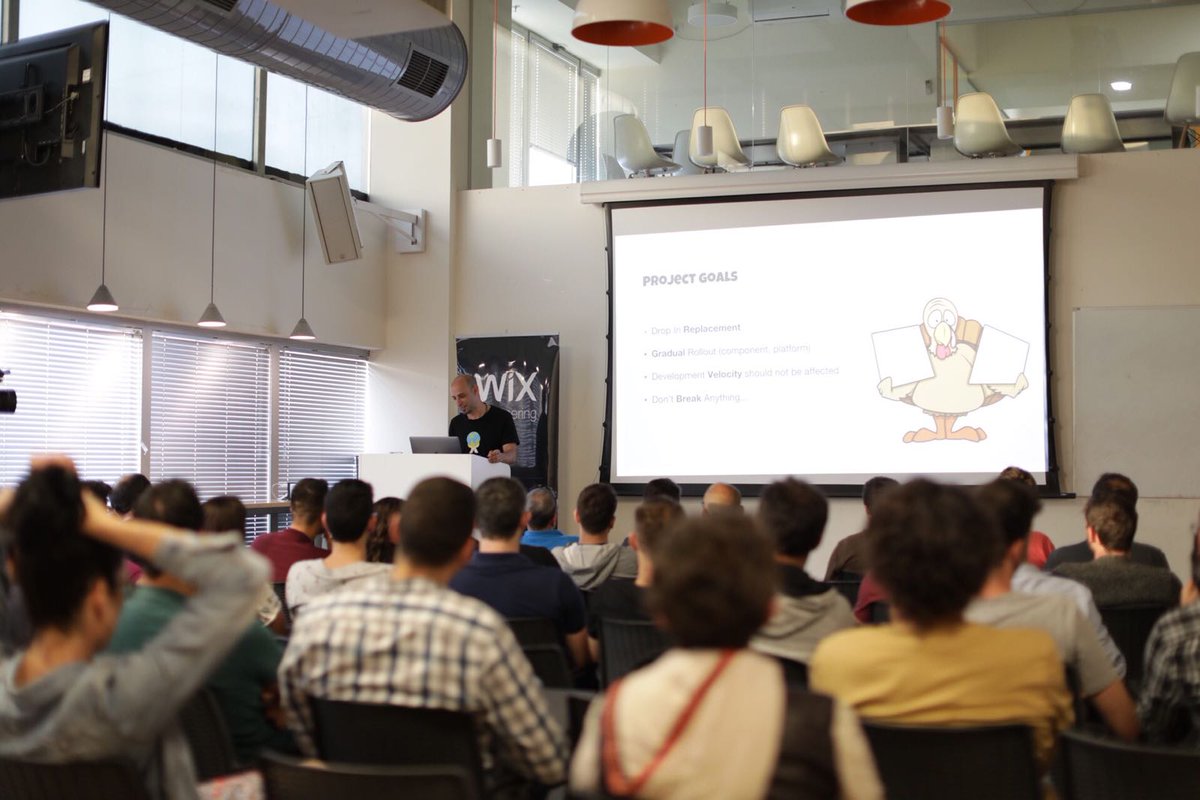 WixEng's tweet photo. Right now: "Front-end Platforms Builders, #3: #Performance at Scale" - lessons learned about Server Side Rendering (by @NoamSon) and Performance (by @DanShappir). 

Talks will be shared soon on our YouTube channel: https://t.co/UFfbvw1uJX 
#SSR #TLV https://t.co/8GEeFXKRNB