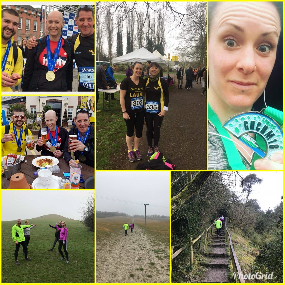 Another busy Sunday for OTR - training runs, marathons, half marathons and supporting (even harder work)!

Come and join us tomorrow at 7.30pm, all abilities welcome!
ontherun.me.uk