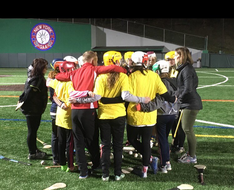 RocklandGAA's tweet photo. The @NewYorkGAA Camogie Development Squad had their first training session last night to prepare for their first game Vs @PhiladelphiaGAA before @ConnachtGAA C'ship game on Sunday May 6th. Click the link for more info https://t.co/bL6zZDZHjo #Camogie #NYGAA #RocklandAbú https://t.co/1EIYrTTJ9X