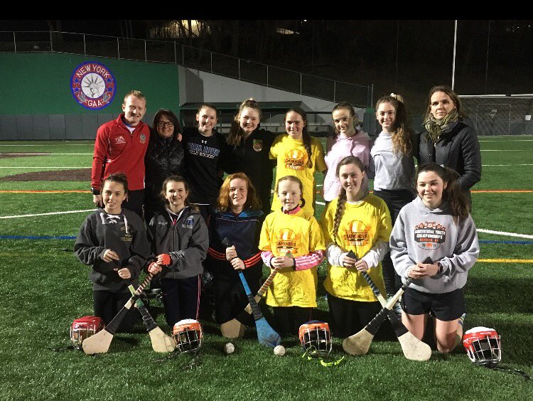 RocklandGAA's tweet photo. The @NewYorkGAA Camogie Development Squad had their first training session last night to prepare for their first game Vs @PhiladelphiaGAA before @ConnachtGAA C'ship game on Sunday May 6th. Click the link for more info https://t.co/bL6zZDZHjo #Camogie #NYGAA #RocklandAbú https://t.co/1EIYrTTJ9X