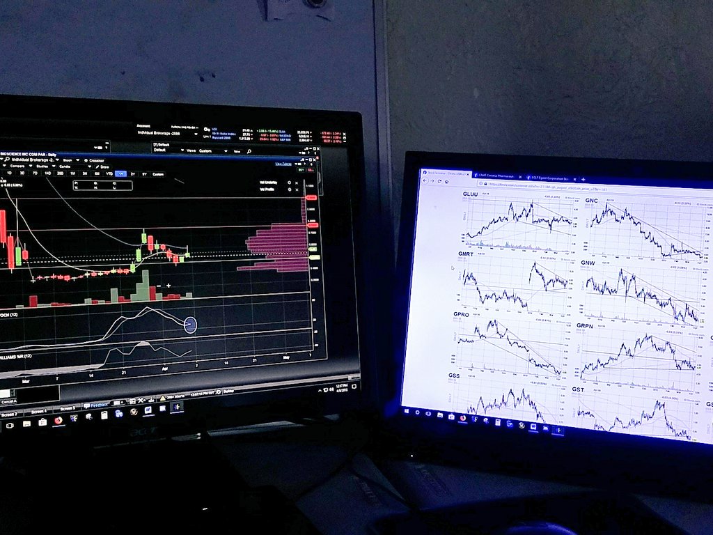 TradrJay's tweet photo. Scan scan scan. #HappyBirthday to me! Doin some DD for #Team #TrueTradingGroup and the #Members #dedication #SundayThoughts #daytrader #stockmarket #money #Entrepreneur #drinkslater https://t.co/Ym0a2k7Km8