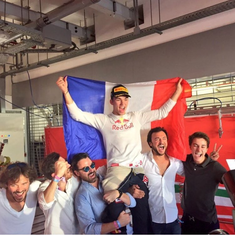 TheodoreRacing1's tweet photo. WOO HOO! Massive congratulations to our 2016 GP2 Champion @PierreGASLY !! P4 in the #BahrainGP what a result, probably one of the best, if not the best ever rookie finisher ! https://t.co/sWXIuEZTCP