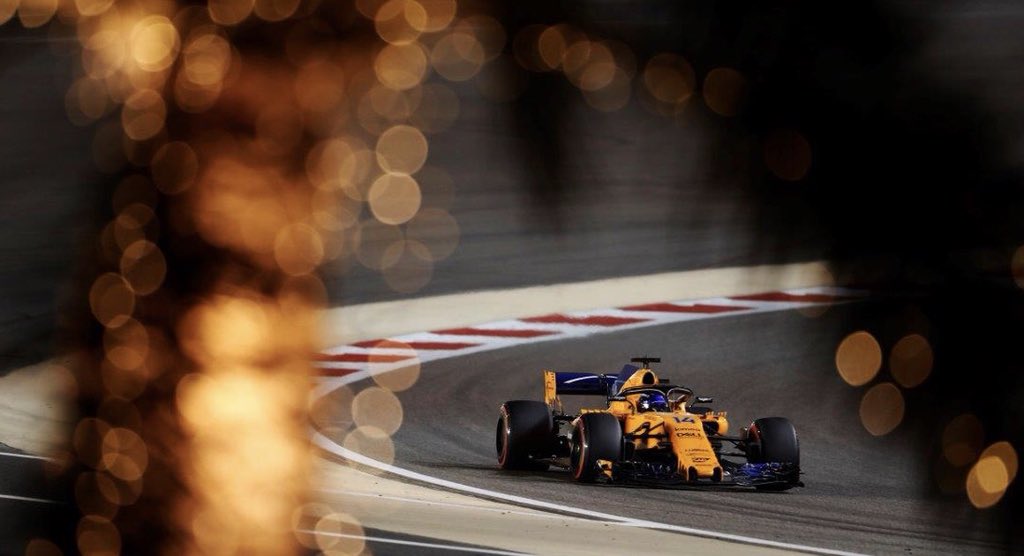 Fernando to pit: “Good job guys. Both cars home, both cars in the points.” #BahrainGP 🇧🇭